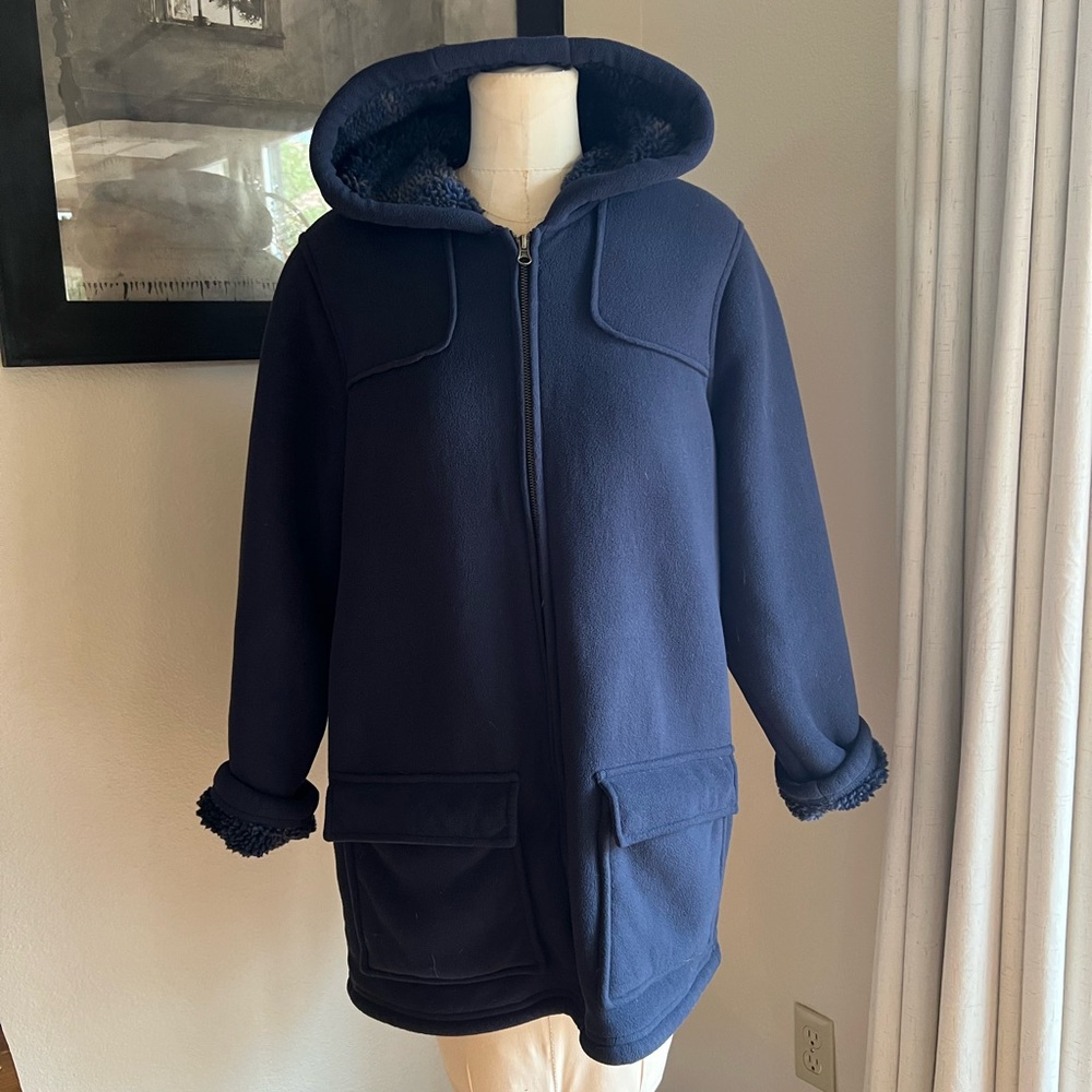 Cotton Traders thick fleece Sherpa lined coat